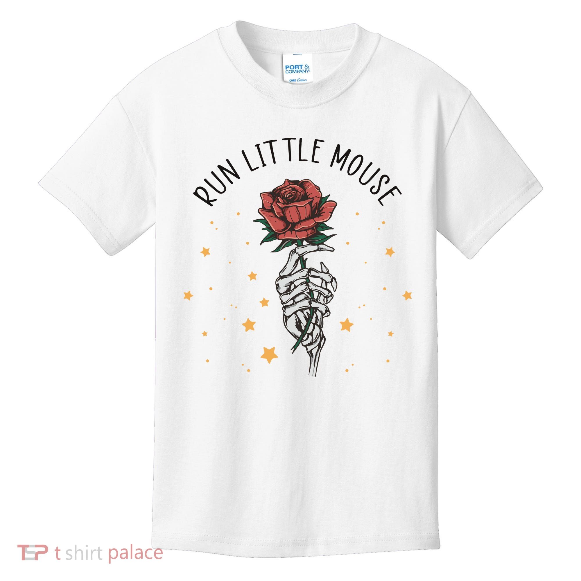 Run Little Mouse Haunting Adeline Kids T-Shirt