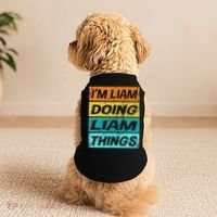 Retro Liam Name Personalized Liam Name Men Kids Doggie Tank thumb 2