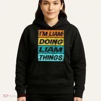 Retro Liam Name Personalized Liam Name Men Kids Hoodie thumb 5
