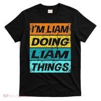 Retro Liam Name Personalized Liam Name Men Kids T-Shirt thumb 0