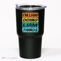 Retro Liam Name Personalized Liam Name Men Kids Tumbler thumb 0