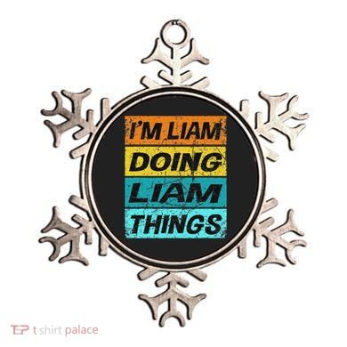 Retro Liam Name Personalized Liam Name Men Kids Ornament
