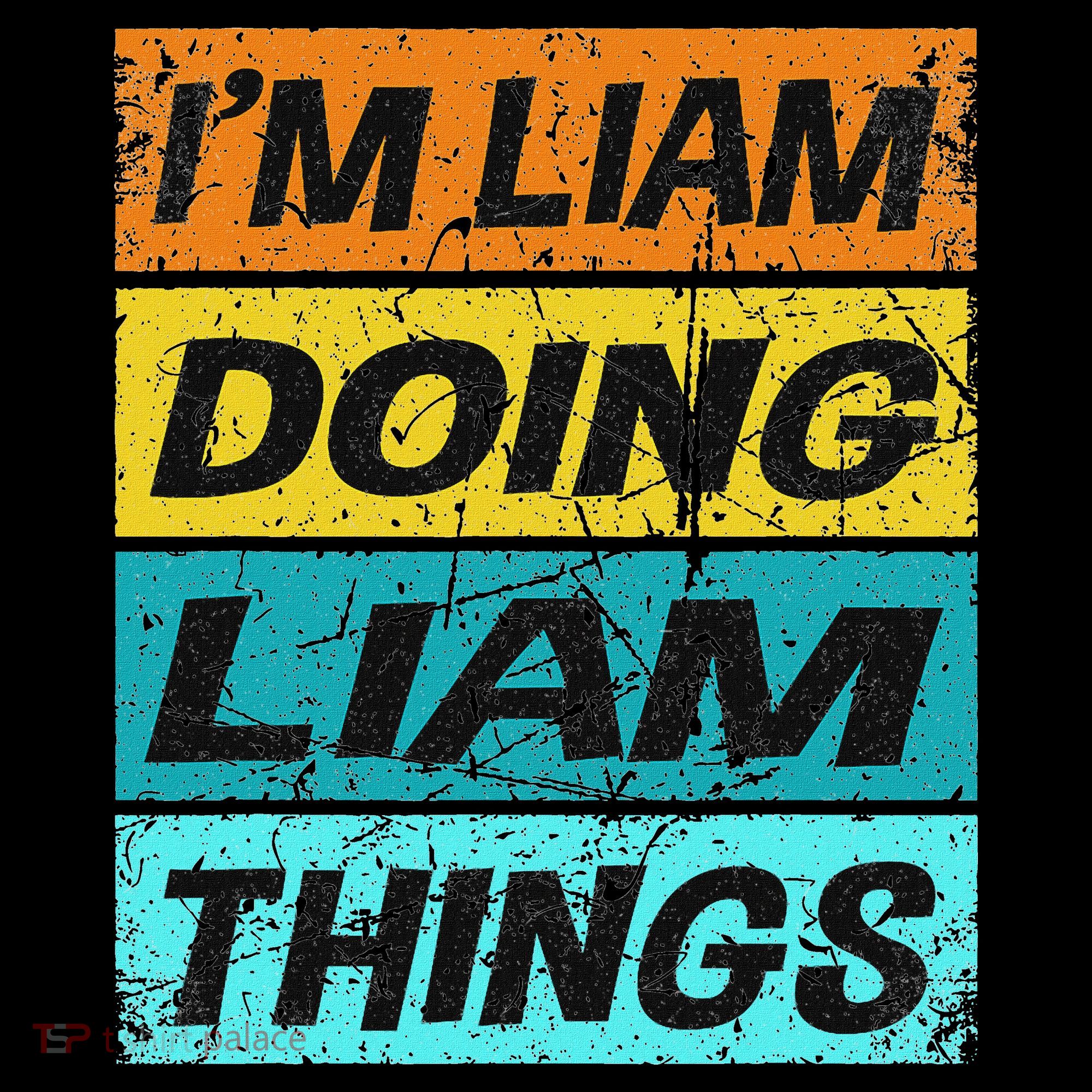 Retro Liam Name Personalized Liam Name Men Kids Ornament