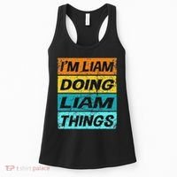 Retro Liam Name Personalized Liam Name Men Kids Women's Tank Top thumb 0