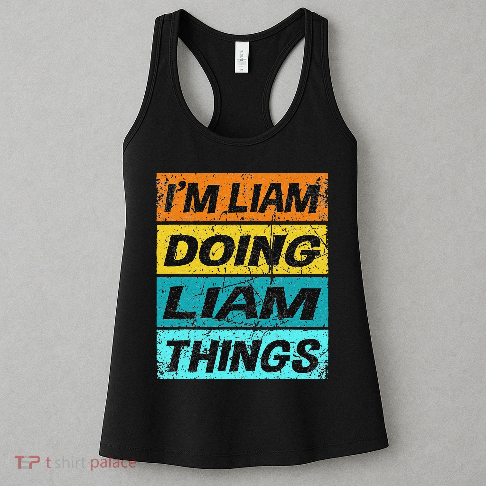 Retro Liam Name Personalized Liam Name Men Kids Women's Tank Top