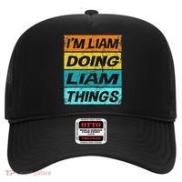 Retro Liam Name Personalized Liam Name Men Kids Hat thumb 0