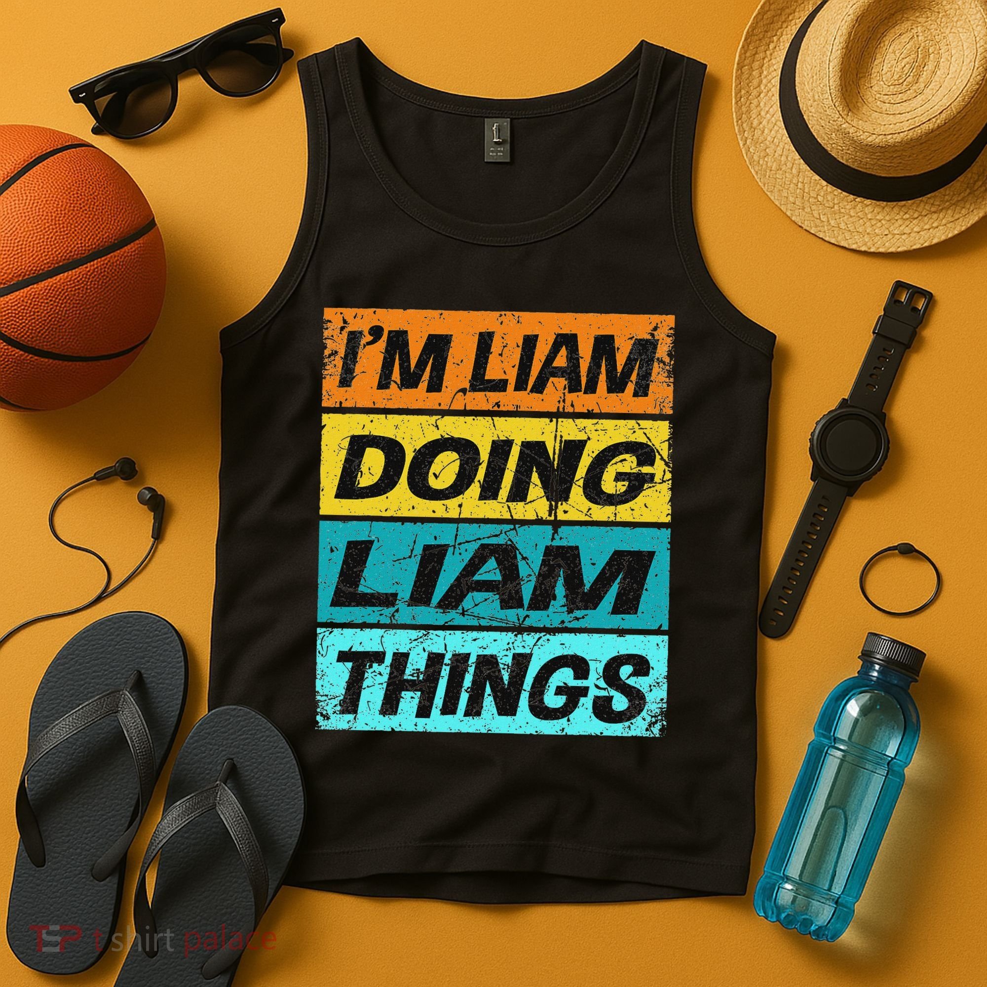 Retro Liam Name Personalized Liam Name Men Kids Tank Top