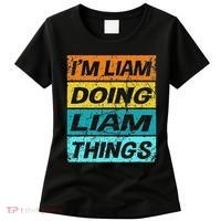 Retro Liam Name Personalized Liam Name Men Kids Women's T-Shirt thumb 0