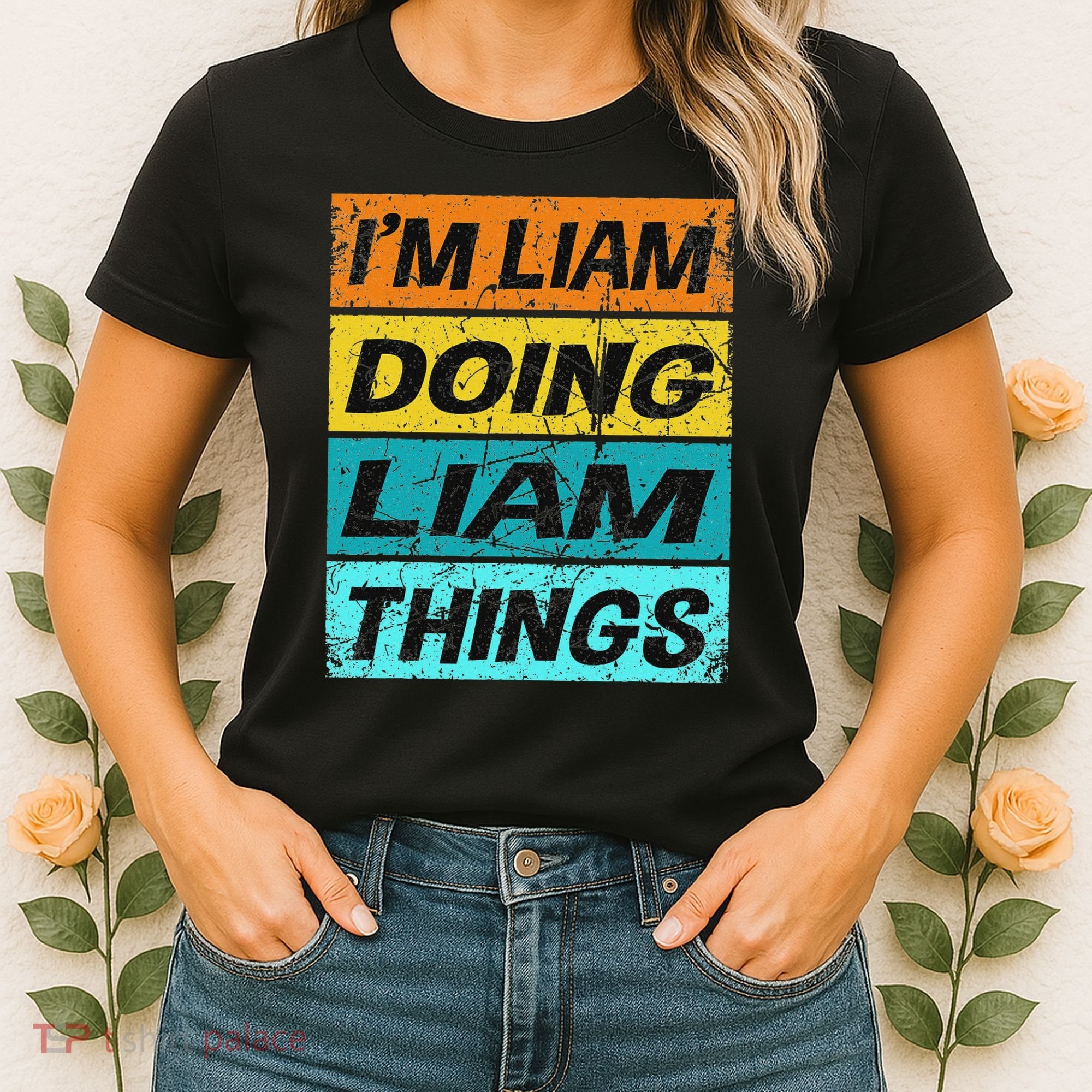 Retro Liam Name Personalized Liam Name Men Kids Women's T-Shirt