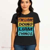 Retro Liam Name Personalized Liam Name Men Kids Women's T-Shirt thumb 4
