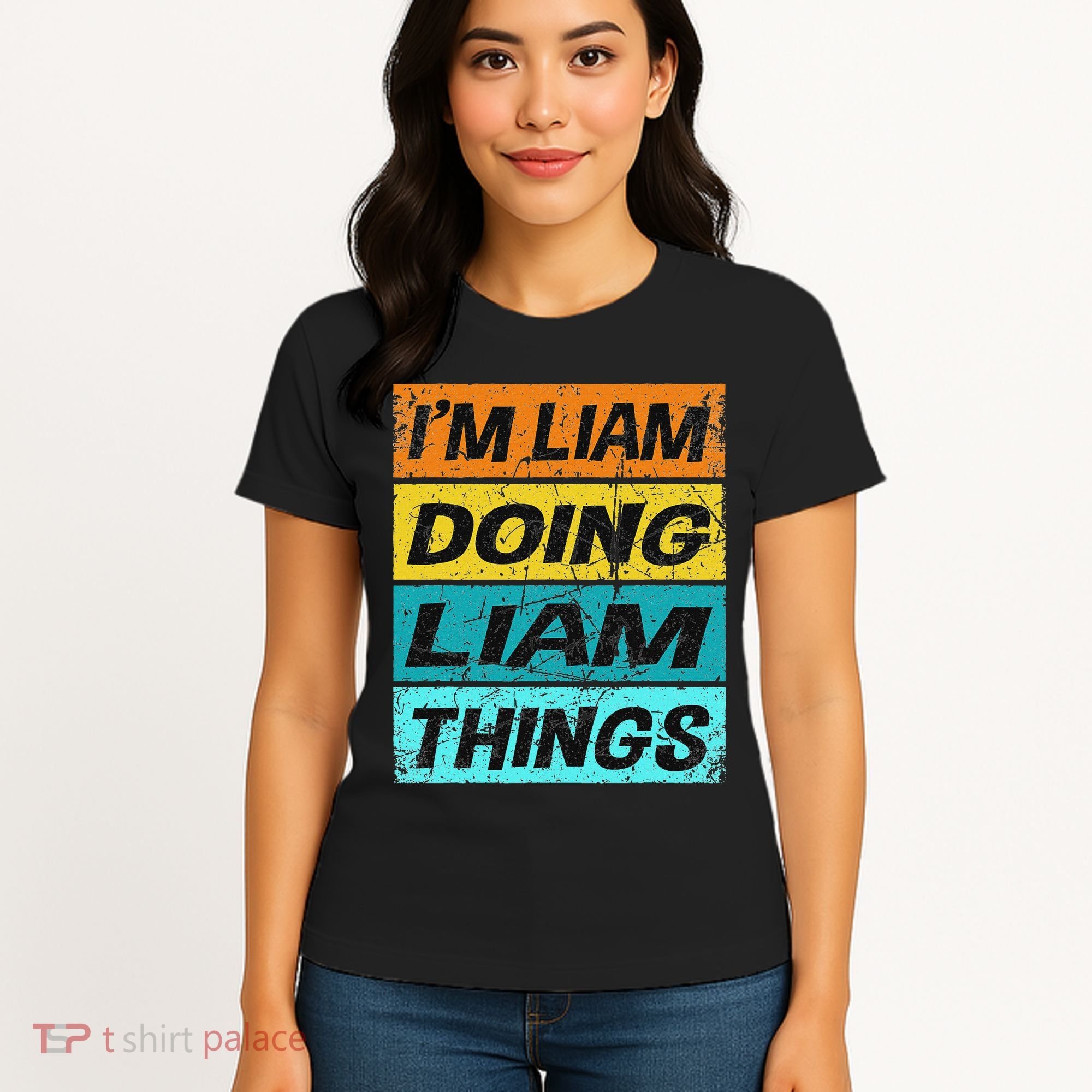 Retro Liam Name Personalized Liam Name Men Kids Women's T-Shirt