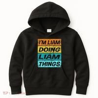 Retro Liam Name Personalized Liam Name Men Kids Kids Hoodie thumb 0