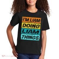 Retro Liam Name Personalized Liam Name Men Kids Kids T-Shirt thumb 2