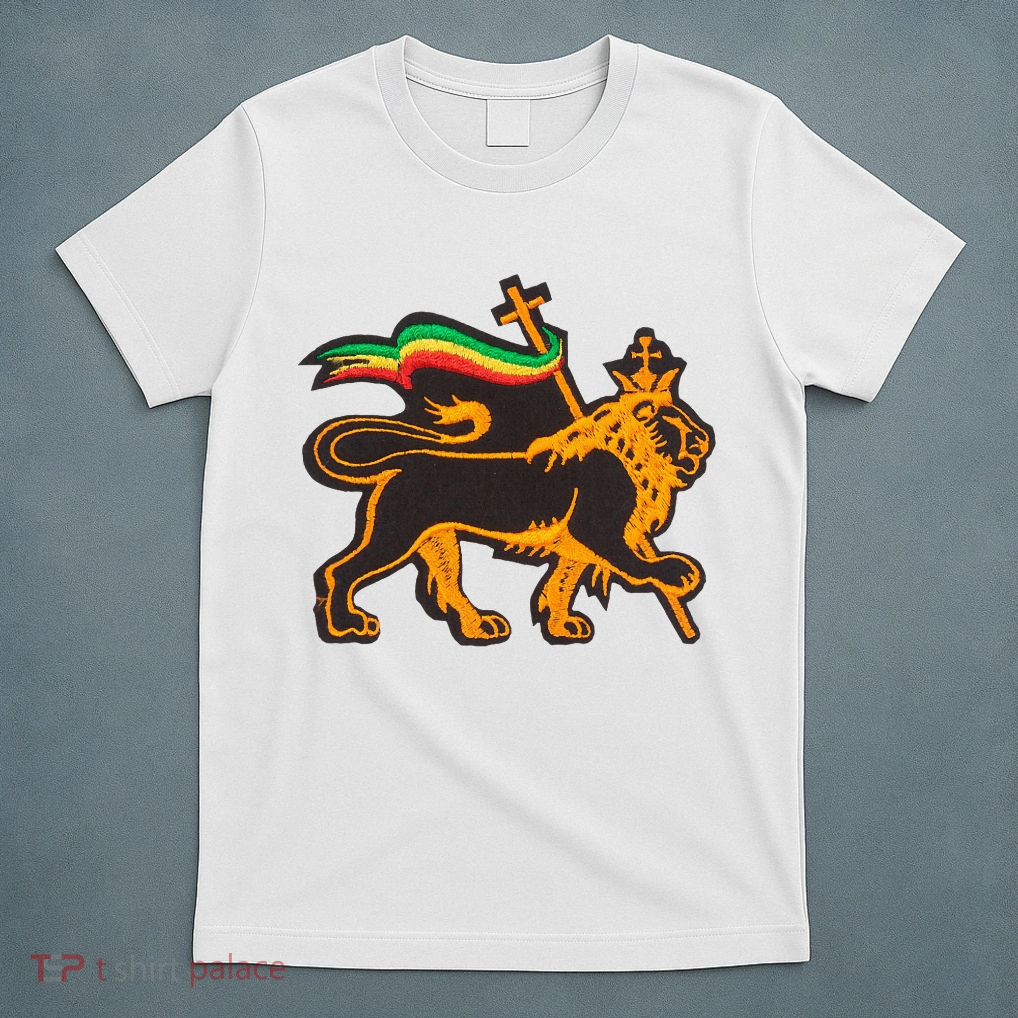 Rasta Lion Of Judah Pride Of Judaism Ethiopia And Christian T-Shirt