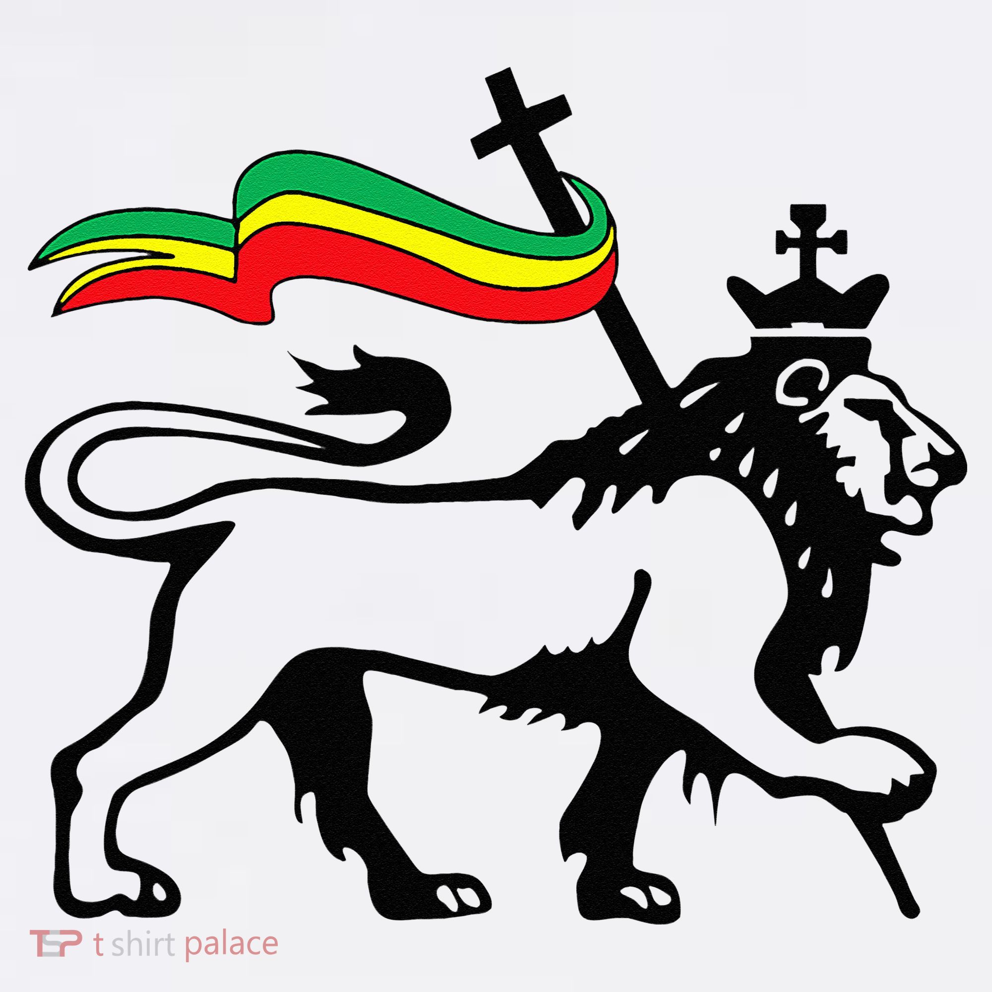 Rasta Lion Of Judah Rastafarian Reggae Lion And Christian Women's Hoodie