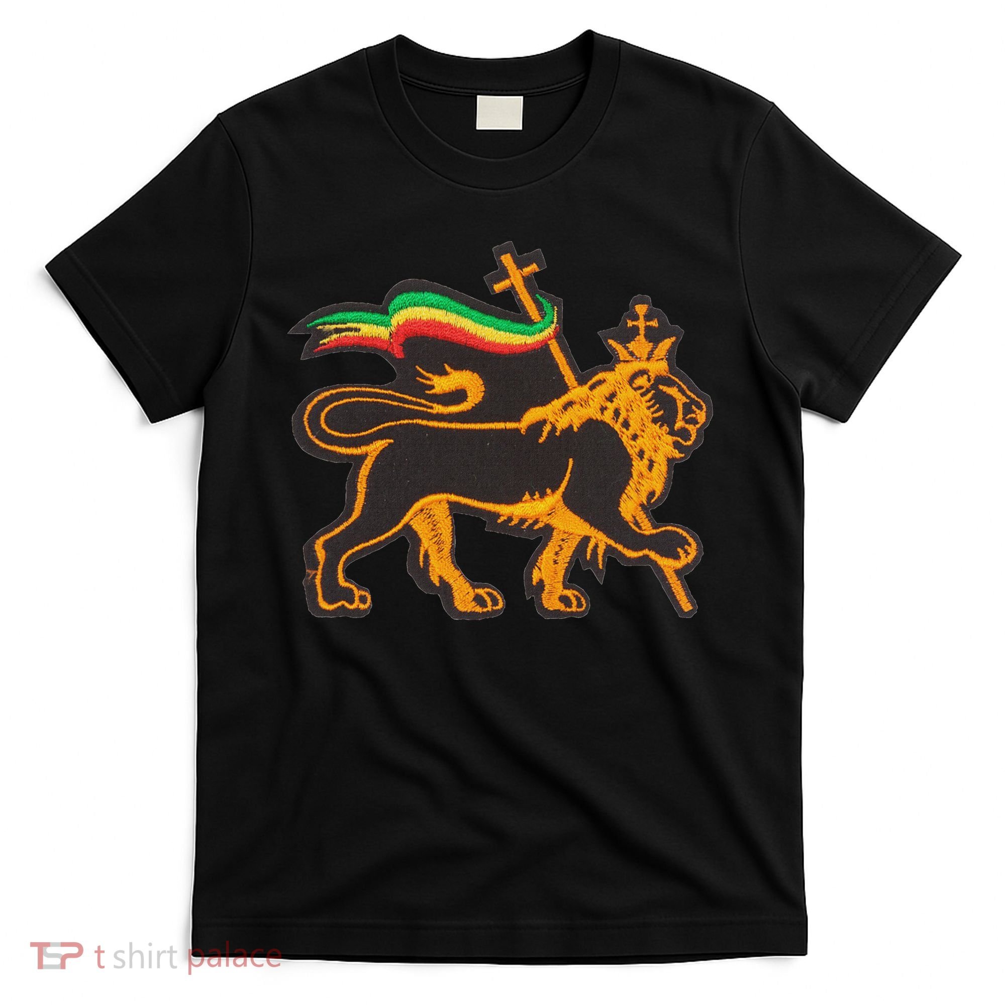 Rasta Lion Of Judah Pride Of Judaism Ethiopia And Christian T-Shirt