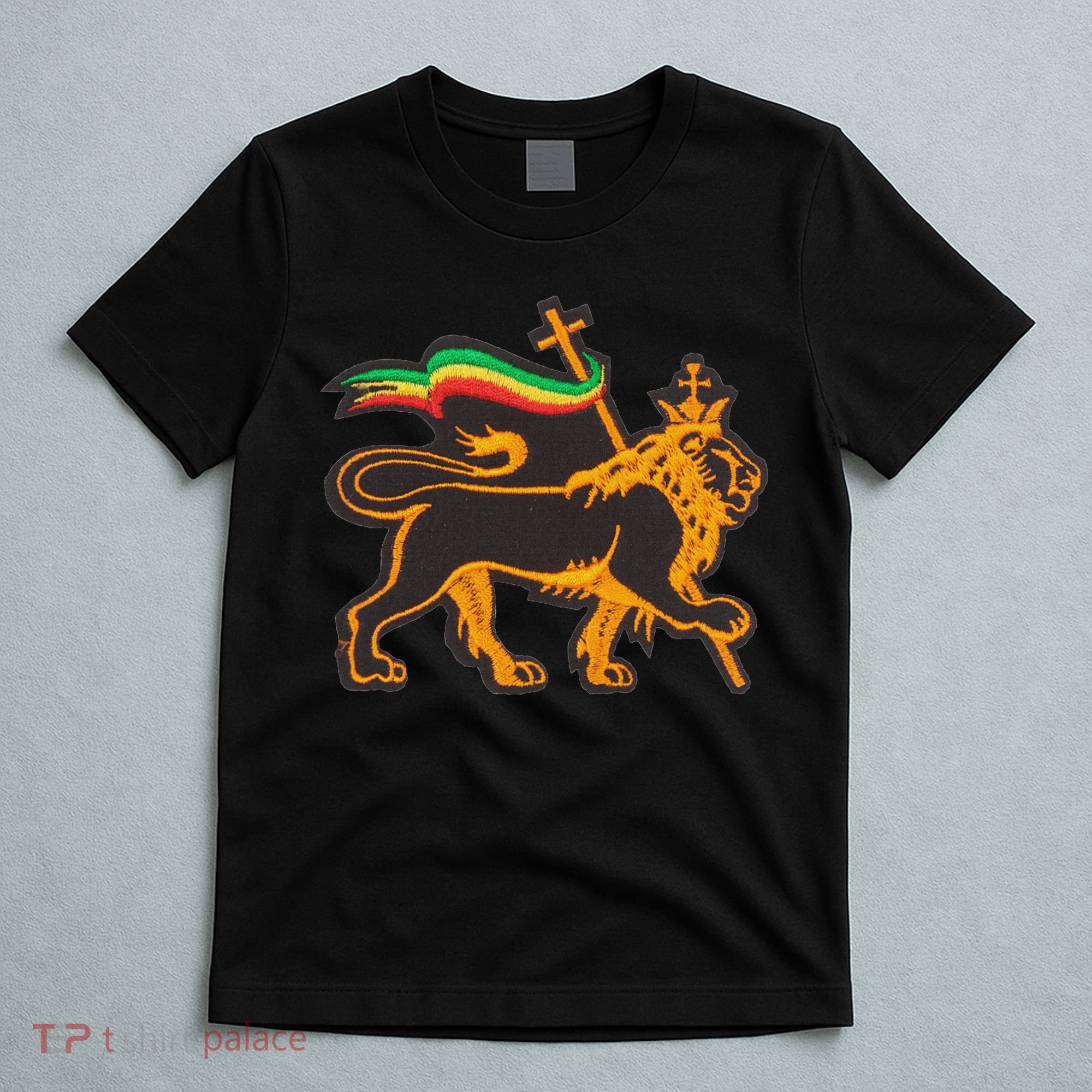 Rasta Lion Of Judah Pride Of Judaism Ethiopia And Christian T-Shirt