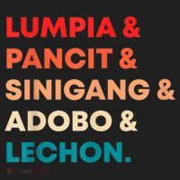 Retro Lumpia Pancit Sinigang Adobo Lechon Filipino Filipina Beanie thumb 2