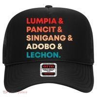 Retro Lumpia Pancit Sinigang Adobo Lechon Filipino Filipina Hat thumb 0