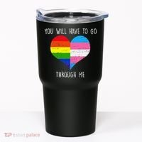 Retro Lgbtq Pride You’Ll Have To Go Through Me Tumbler thumb 0