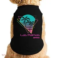 Retro Las Palmas Spain Doggie Tank thumb 0