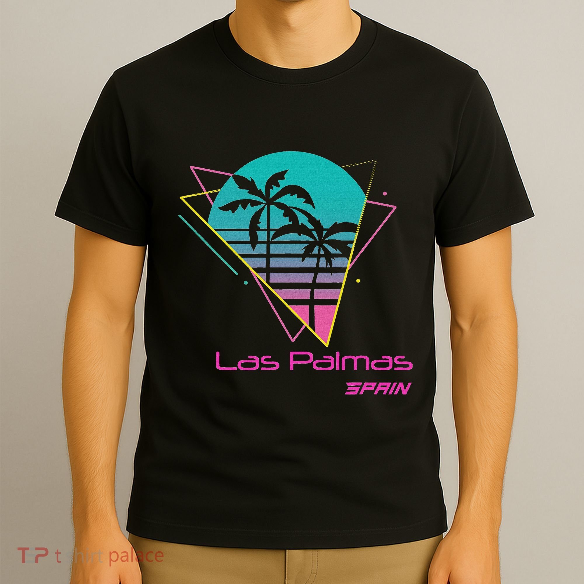 Retro Las Palmas Spain T-Shirt