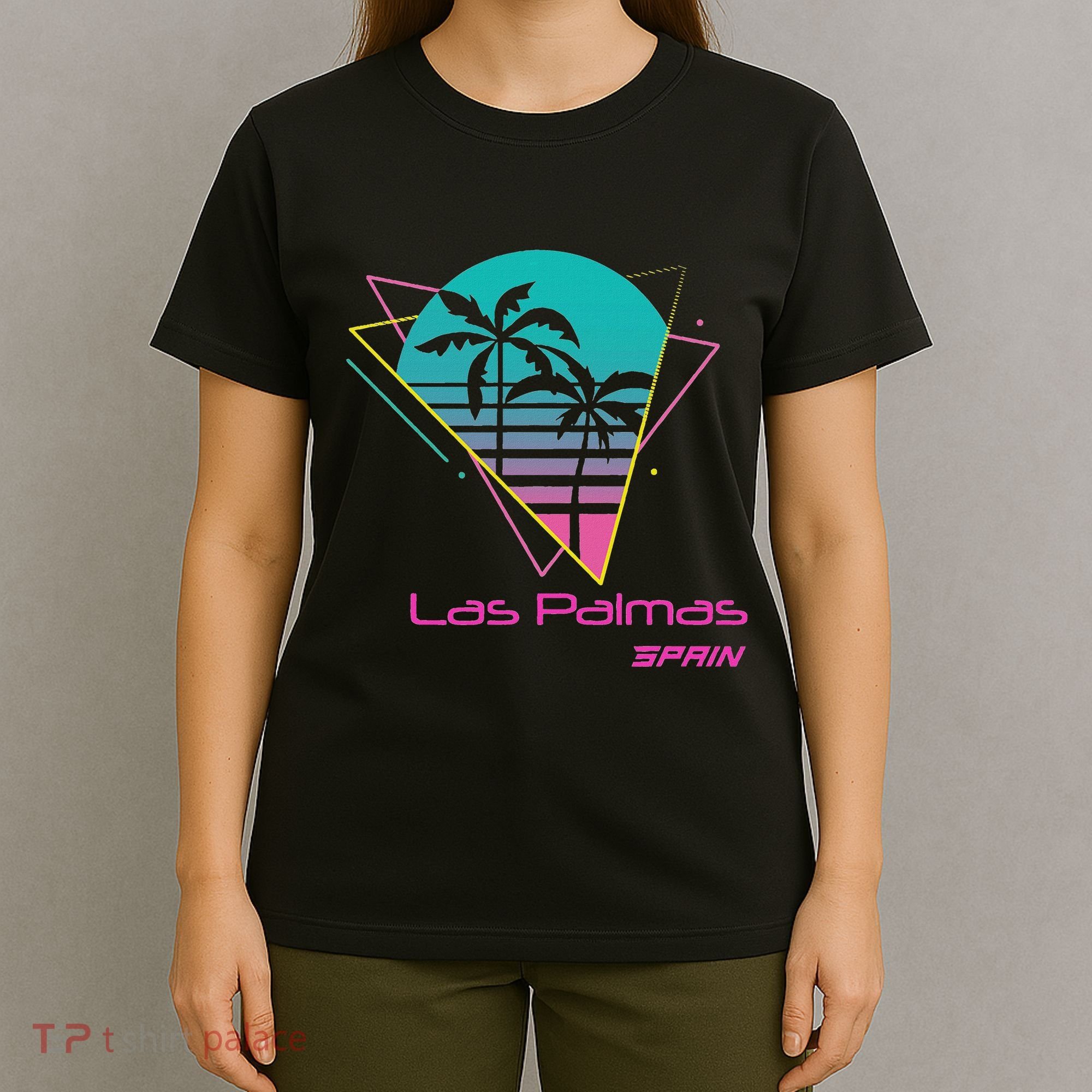 Retro Las Palmas Spain T-Shirt