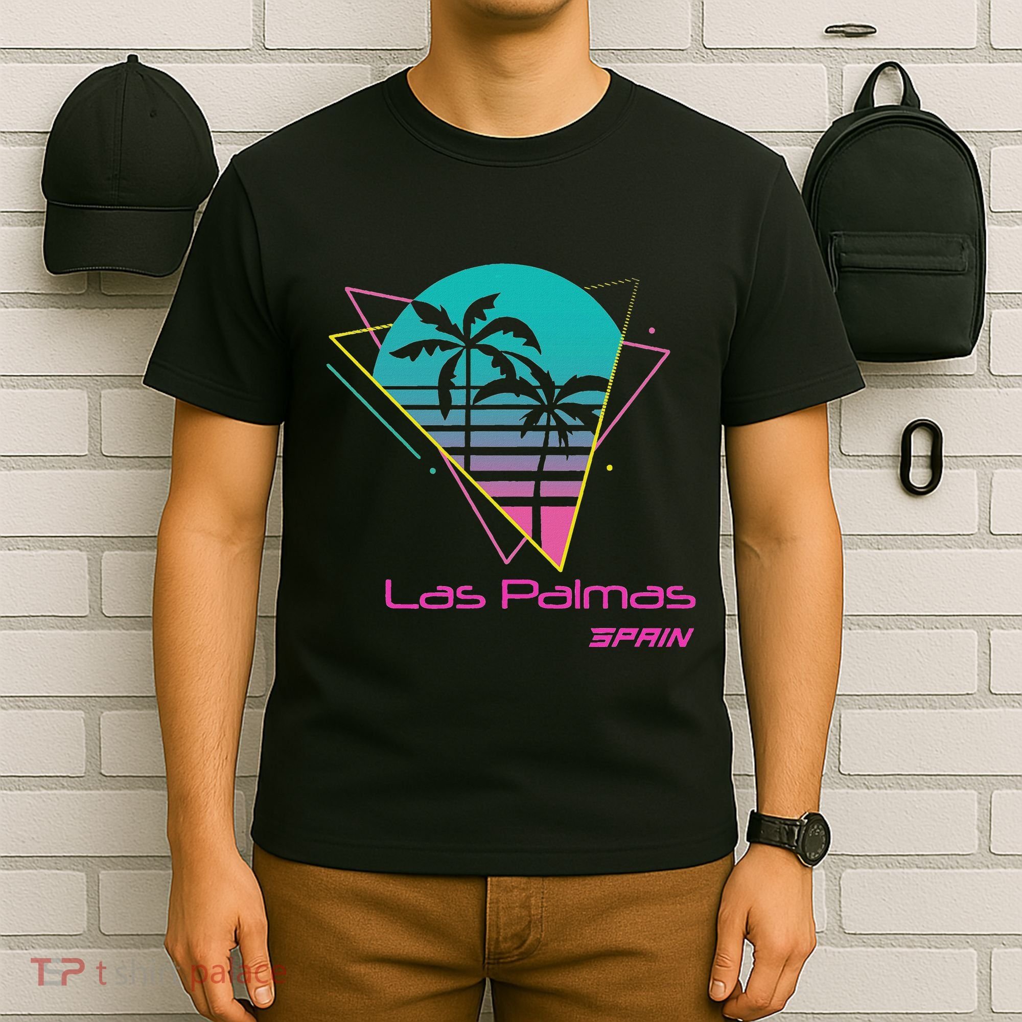 Retro Las Palmas Spain T-Shirt