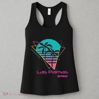 Retro Las Palmas Spain Women's Tank Top thumb 3