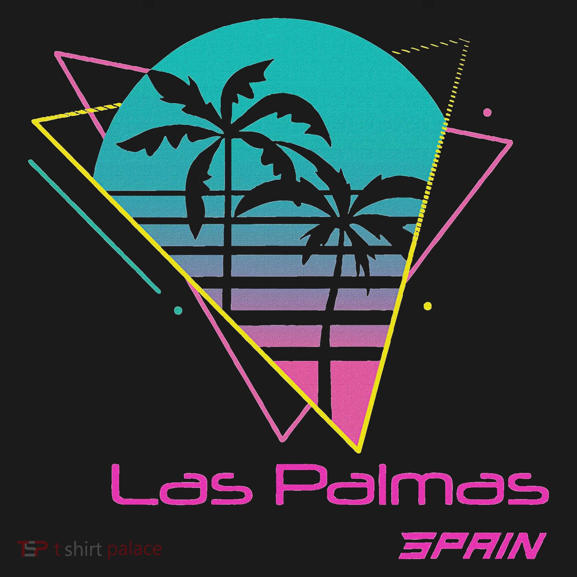 Retro Las Palmas Spain Toddler Hoodie