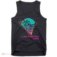 Retro Las Palmas Spain Tank Top thumb 0