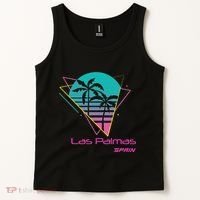 Retro Las Palmas Spain Tank Top thumb 2