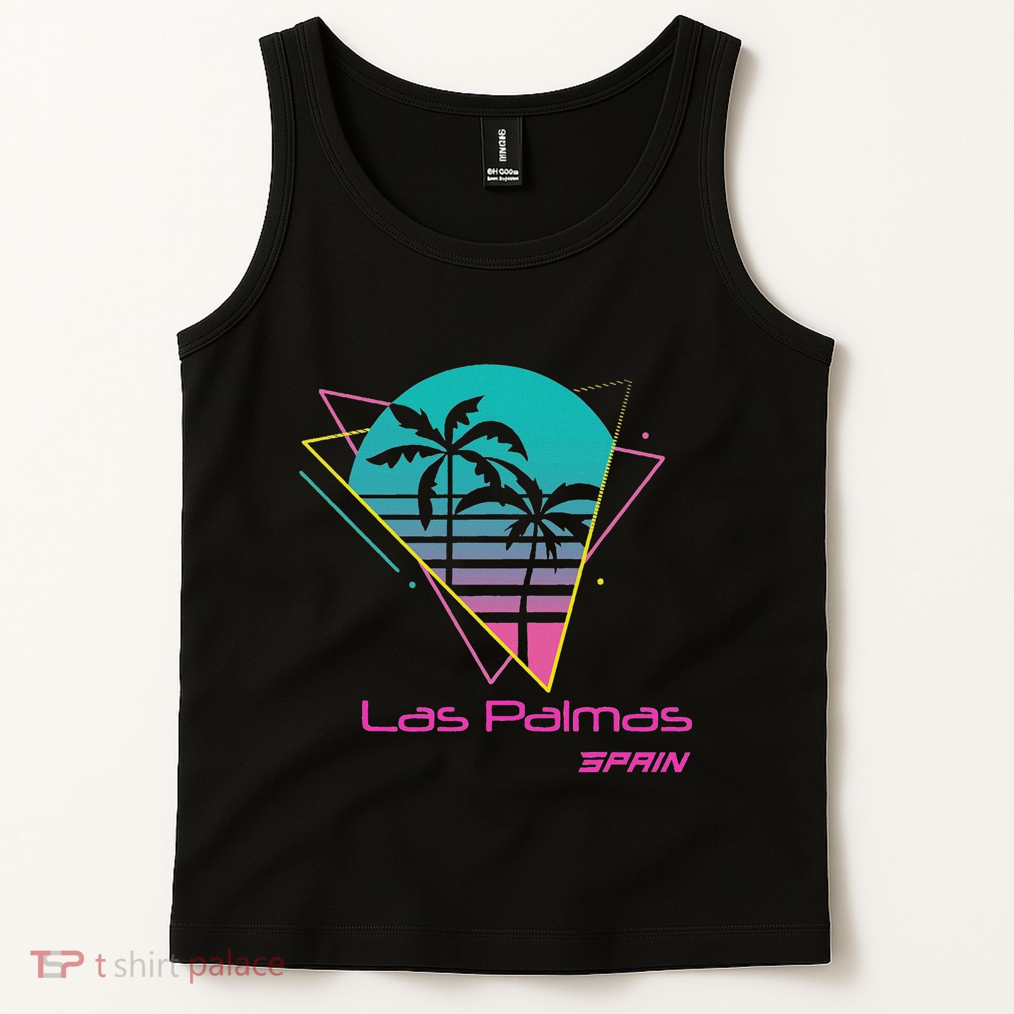 Retro Las Palmas Spain Tank Top
