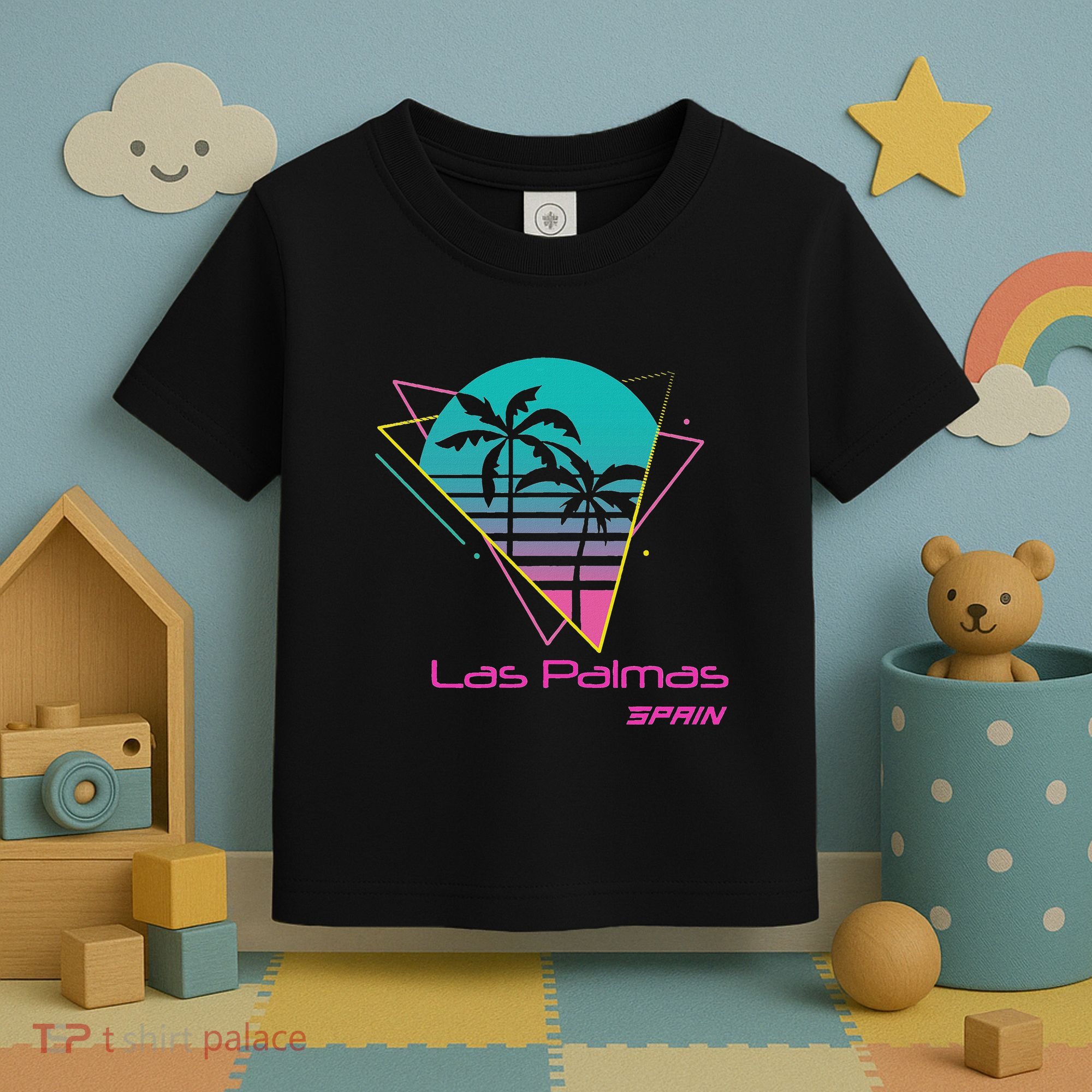 Retro Las Palmas Spain Toddler T-Shirt