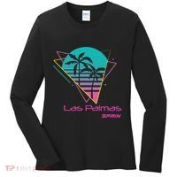 Retro Las Palmas Spain Women's Long Sleeve Shirt thumb 0