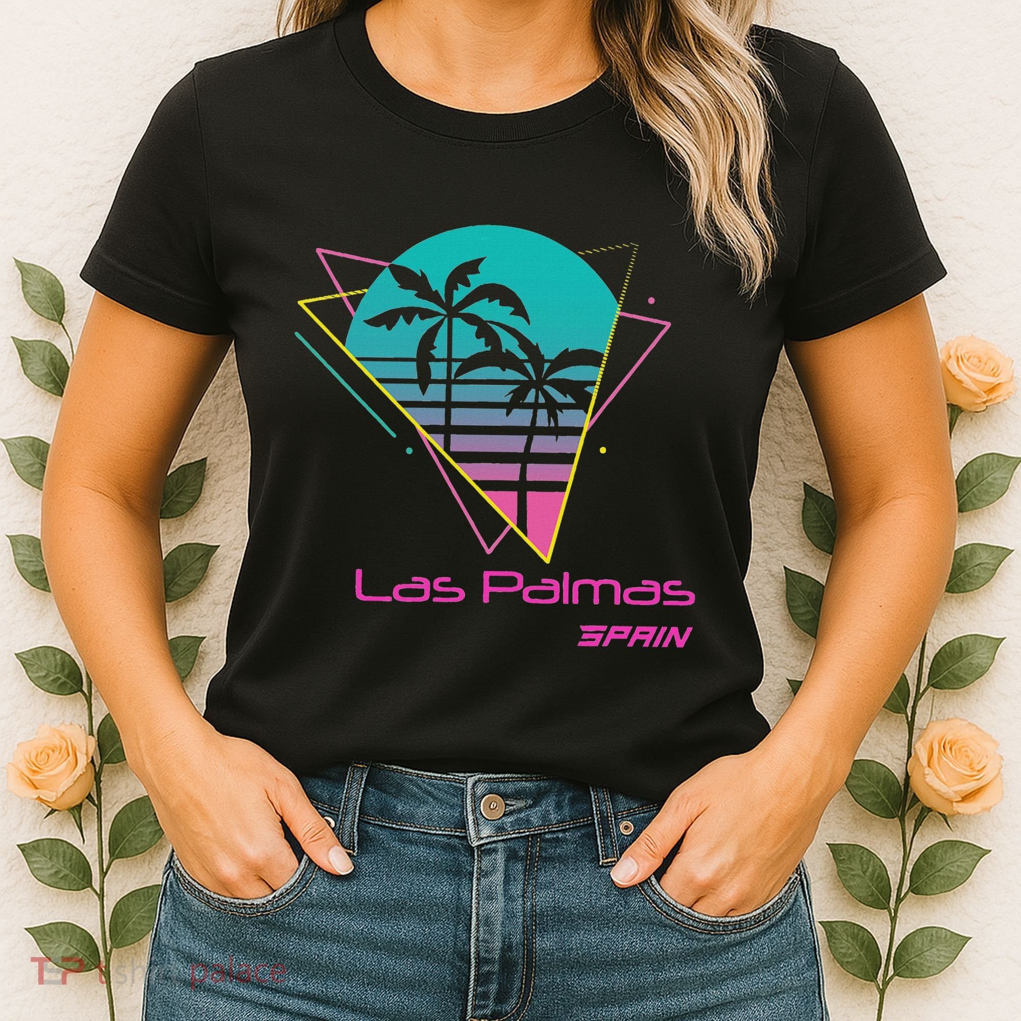 Retro Las Palmas Spain Women's T-Shirt