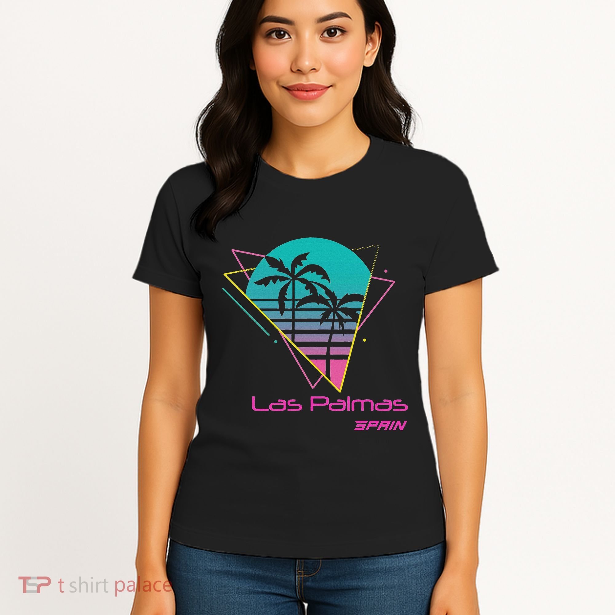 Retro Las Palmas Spain Women's T-Shirt