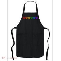 Rainbow LGBT Pride Hearts Apron thumb 0