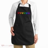 Rainbow LGBT Pride Hearts Apron thumb 2