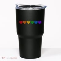 Rainbow LGBT Pride Hearts Tumbler thumb 0