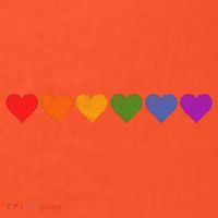 Rainbow LGBT Pride Hearts Coaster thumb 2