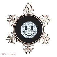Retro Leopard Print Emoji Smiley Ornament thumb 0
