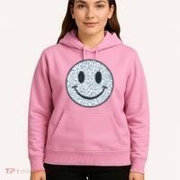 Retro Leopard Print Emoji Smiley Hoodie thumb 5