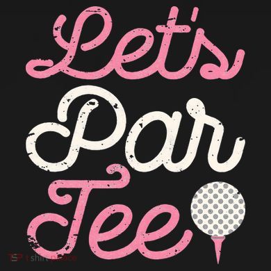 retro Let's Par Tee Golf Player Golfer Dad Papa Infant Fleece One Piece