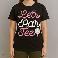 retro Let's Par Tee Golf Player Golfer Dad Papa T-Shirt thumb 4