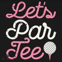 retro Let's Par Tee Golf Player Golfer Dad Papa Women's Hoodie thumb 2