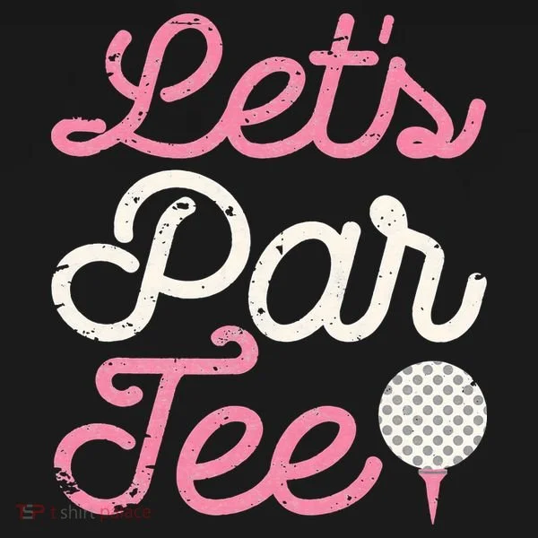 retro Let's Par Tee Golf Player Golfer Dad Papa Women's Hoodie
