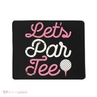 retro Let's Par Tee Golf Player Golfer Dad Papa Mousepad thumb 0