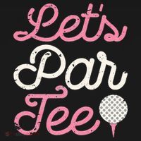 retro Let's Par Tee Golf Player Golfer Dad Papa Kids Long Sleeve Shirt thumb 2