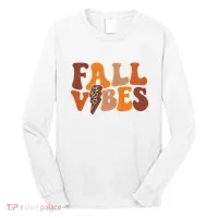 Retro Leopard Print Fall Season Vibes Long Sleeve Shirt thumb 0
